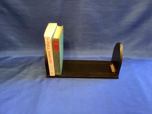 VICTORIAN EBONY AND BRASS EXTENDING BOOK REST - ADDITIONAL PHOTO 1