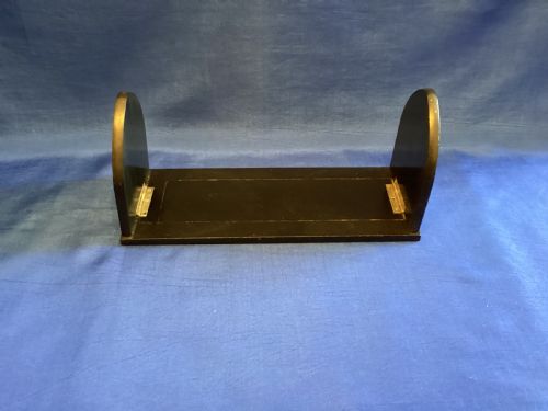 VICTORIAN EBONY AND BRASS EXTENDING BOOK REST - ADDITIONAL PHOTO 2