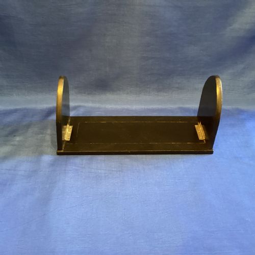 VICTORIAN EBONY AND BRASS EXTENDING BOOK REST - ADDITIONAL PHOTO 4