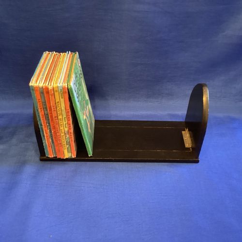 VICTORIAN EBONY AND BRASS EXTENDING BOOK REST - ADDITIONAL PHOTO 9