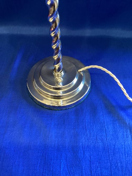 ART DECO CHROME TABLE LAMP - ADDITIONAL PHOTO 7