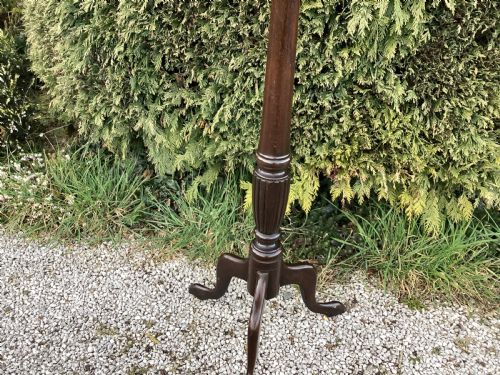 EDWARDIAN MAHOGANY TORCHIERE - ADDITIONAL PHOTO 4