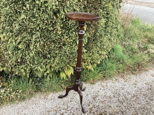 EDWARDIAN MAHOGANY TORCHIERE - ADDITIONAL PHOTO 5