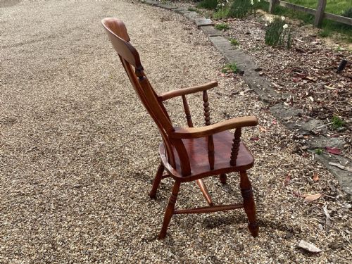 VICTORIAN HIGH BACK KITCHEN CHAIR - ADDITIONAL PHOTO 4