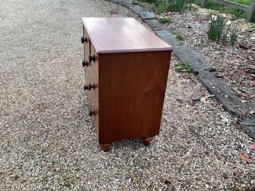 VICTORIAN WALNUT CHEST OF DRAWERS - ADDITIONAL PHOTO 9