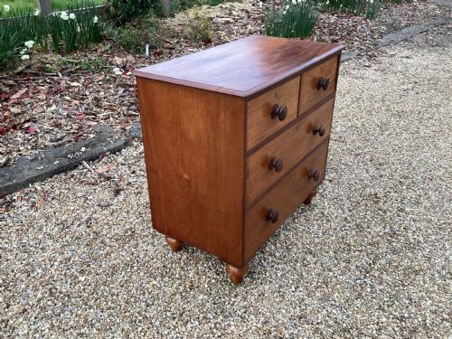 VICTORIAN WALNUT CHEST OF DRAWERS - ADDITIONAL PHOTO 10