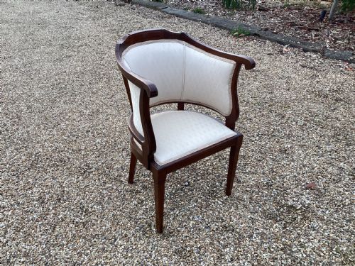 EDWARDIAN MAHOGANY PARLOUR SUITE - ADDITIONAL PHOTO 7