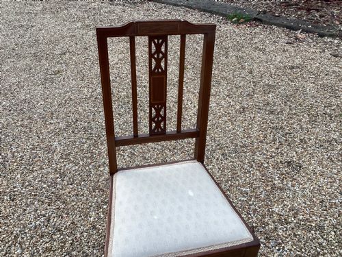 EDWARDIAN MAHOGANY PARLOUR SUITE - ADDITIONAL PHOTO 10