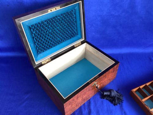 VICTORIAN WOODEN JEWELLERY BOX - ADDITIONAL PHOTO 6