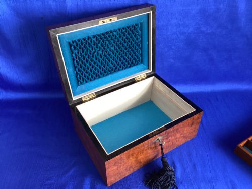 VICTORIAN WOODEN JEWELLERY BOX - ADDITIONAL PHOTO 7