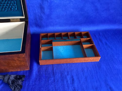 VICTORIAN WOODEN JEWELLERY BOX - ADDITIONAL PHOTO 8