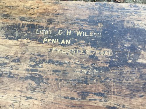 ANTIQUE CAMPAIGN MILITARY CHEST - ADDITIONAL PHOTO 5