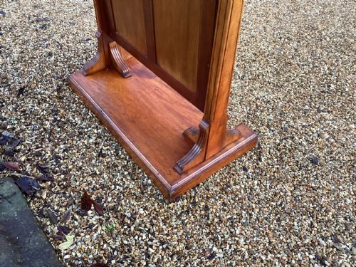 VICTORIAN MAHOGANY CHEVAL DRESSING MIRROR - ADDITIONAL PHOTO 10