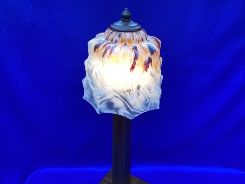 ART DECO PARQUETRY TABLE LAMP - ADDITIONAL PHOTO 2