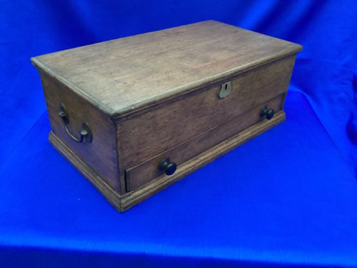 VICTORIAN OAK TOOL BOX CHEST - ADDITIONAL PHOTO 6