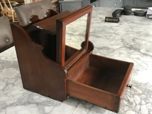 VICTORIAN MAHOGANY BUTLERS BOX - ADDITIONAL PHOTO 2