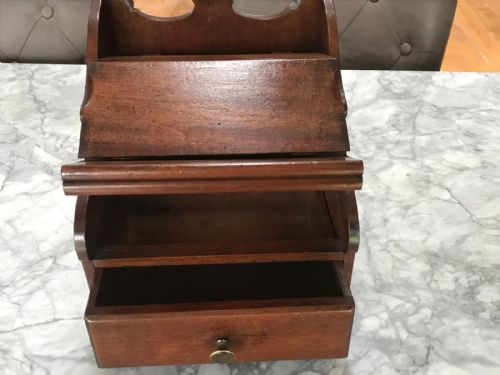 VICTORIAN MAHOGANY BUTLERS BOX - ADDITIONAL PHOTO 4
