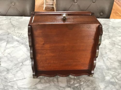 VICTORIAN MAHOGANY BUTLERS BOX - ADDITIONAL PHOTO 9