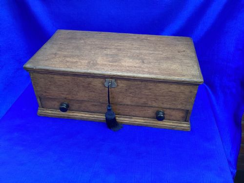 VICTORIAN OAK TOOL BOX CHEST - ADDITIONAL PHOTO 1