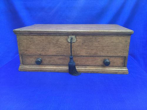 VICTORIAN OAK TOOL BOX CHEST - ADDITIONAL PHOTO 4