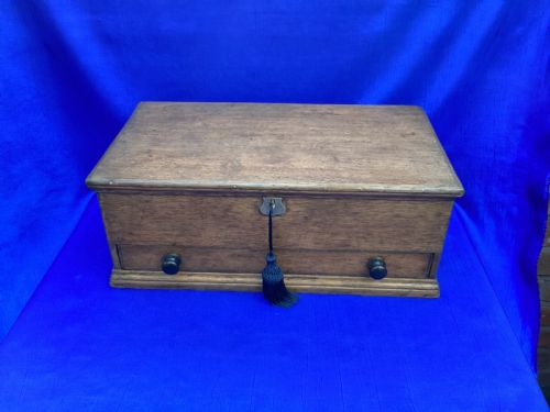 VICTORIAN OAK TOOL BOX CHEST - ADDITIONAL PHOTO 5