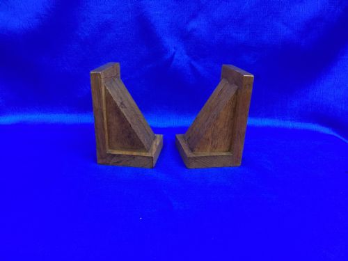 ANTIQUE GORDON RUSSELL OAK BOOK ENDS - ADDITIONAL PHOTO 2