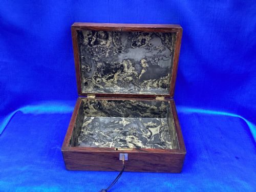VICTORIAN ROSEWOOD TRINKET KEEPSAKE BOX - ADDITIONAL PHOTO 3