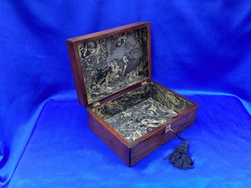 VICTORIAN ROSEWOOD TRINKET KEEPSAKE BOX - ADDITIONAL PHOTO 4