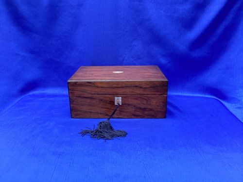VICTORIAN ROSEWOOD TRINKET KEEPSAKE BOX - ADDITIONAL PHOTO 7