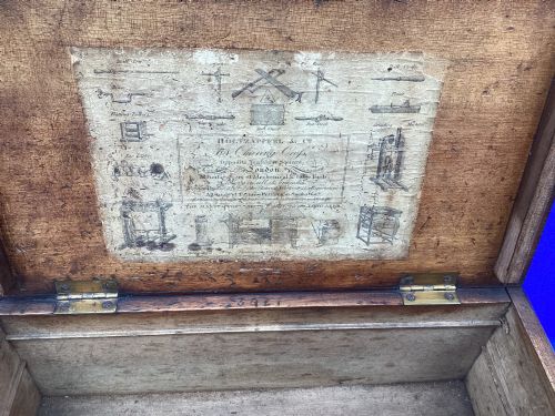 GEORGIAN HOLTZAPFFEL AND CO MAHOGANY TOOLBOX - ADDITIONAL PHOTO 4