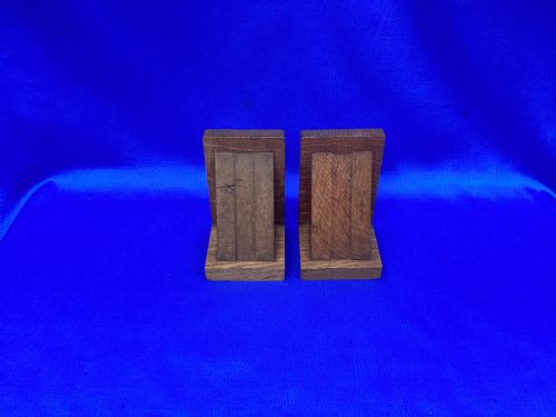 ANTIQUE GORDON RUSSELL OAK BOOK ENDS - ADDITIONAL PHOTO 6