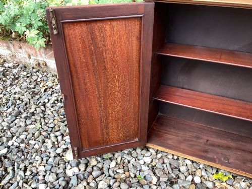 ARTS AND CRAFTS MAHOGANY WALL CUPBOARD - ADDITIONAL PHOTO 8