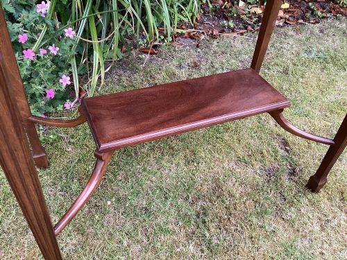 EDWARDIAN MAHOGANY GAMES TABLE - ADDITIONAL PHOTO 2