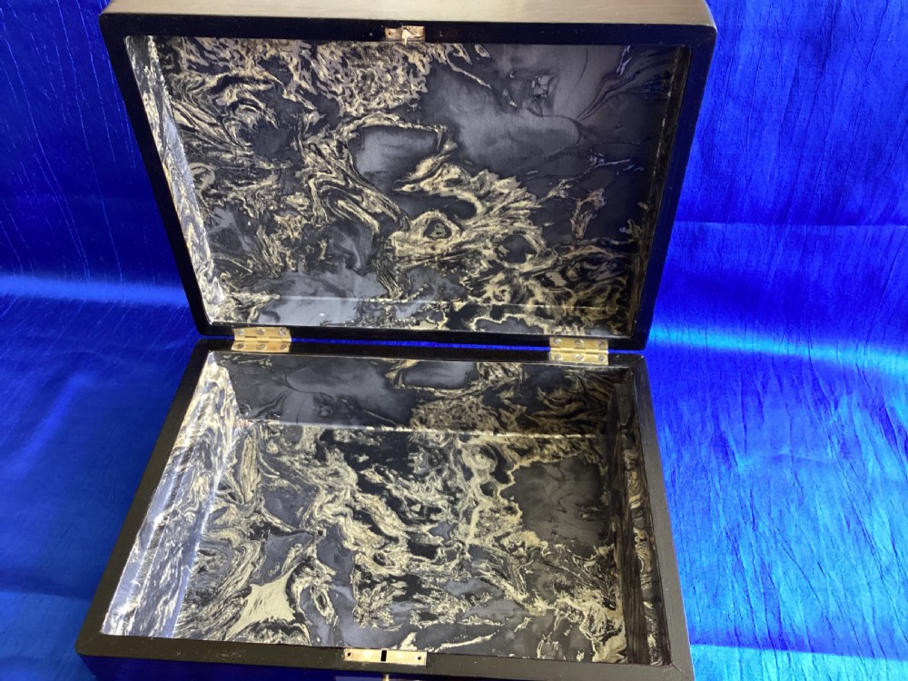 Victorian rosewood jewellery box View V