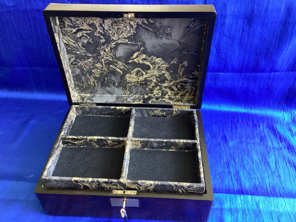 Victorian rosewood jewellery box View VI