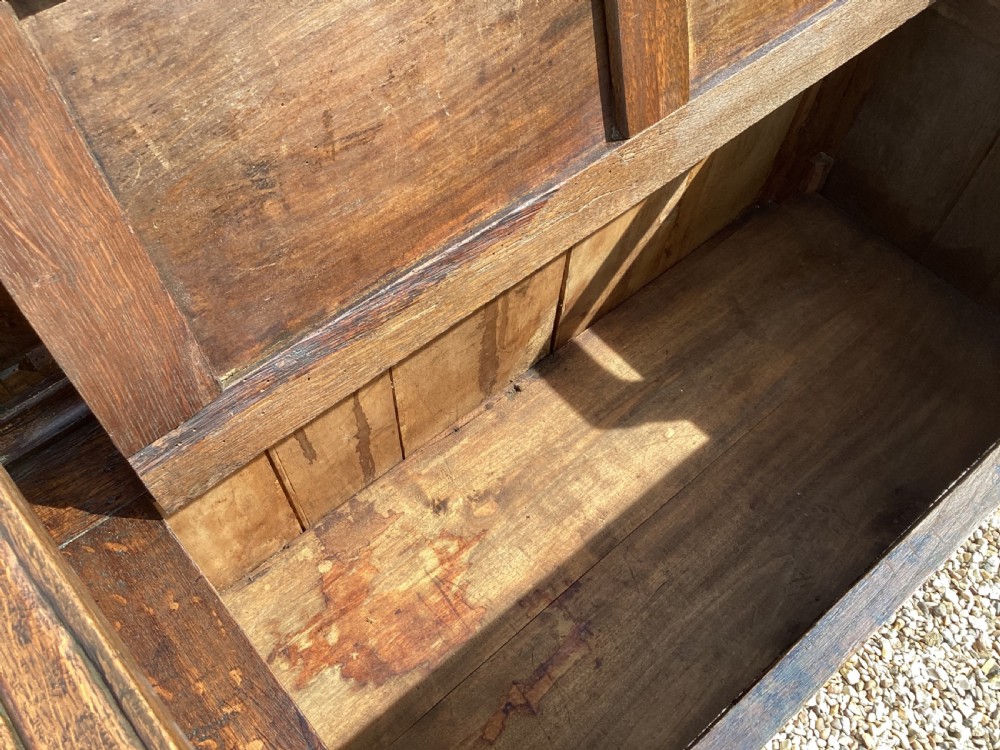 Victorian French country oak settle View VI