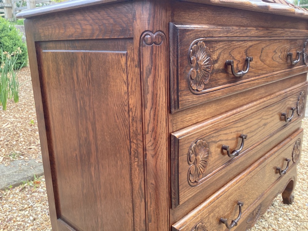 Antique French oak chest of drawers View VII