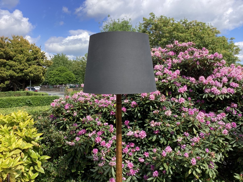Antique oak standard lamp View V
