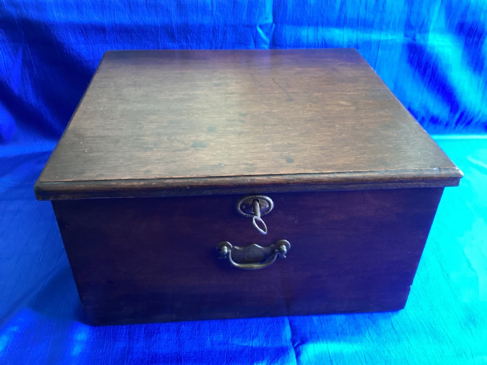 Georgian mahogany bible box