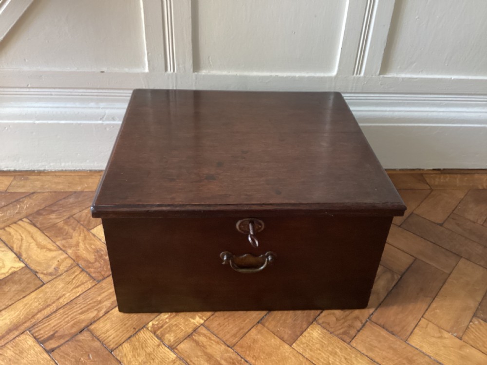 Georgian mahogany bible box View IV