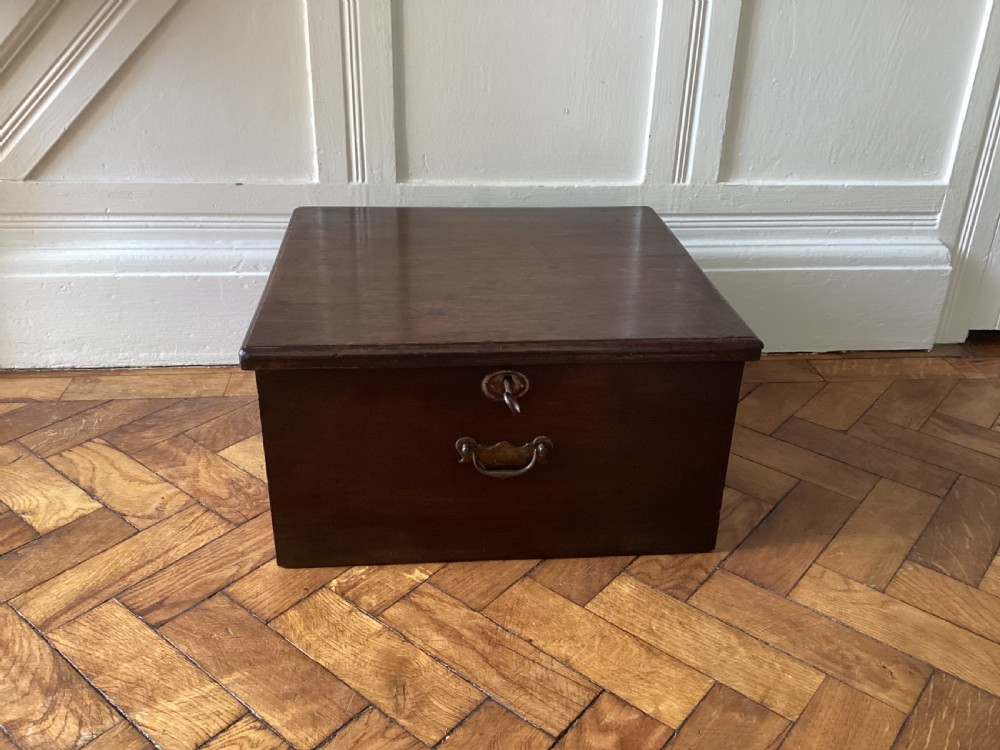 Georgian mahogany bible box View VI