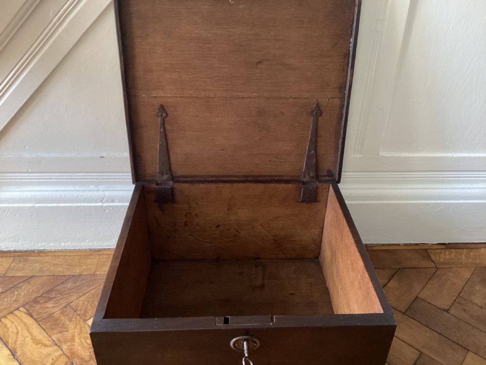 Georgian mahogany bible box View VII