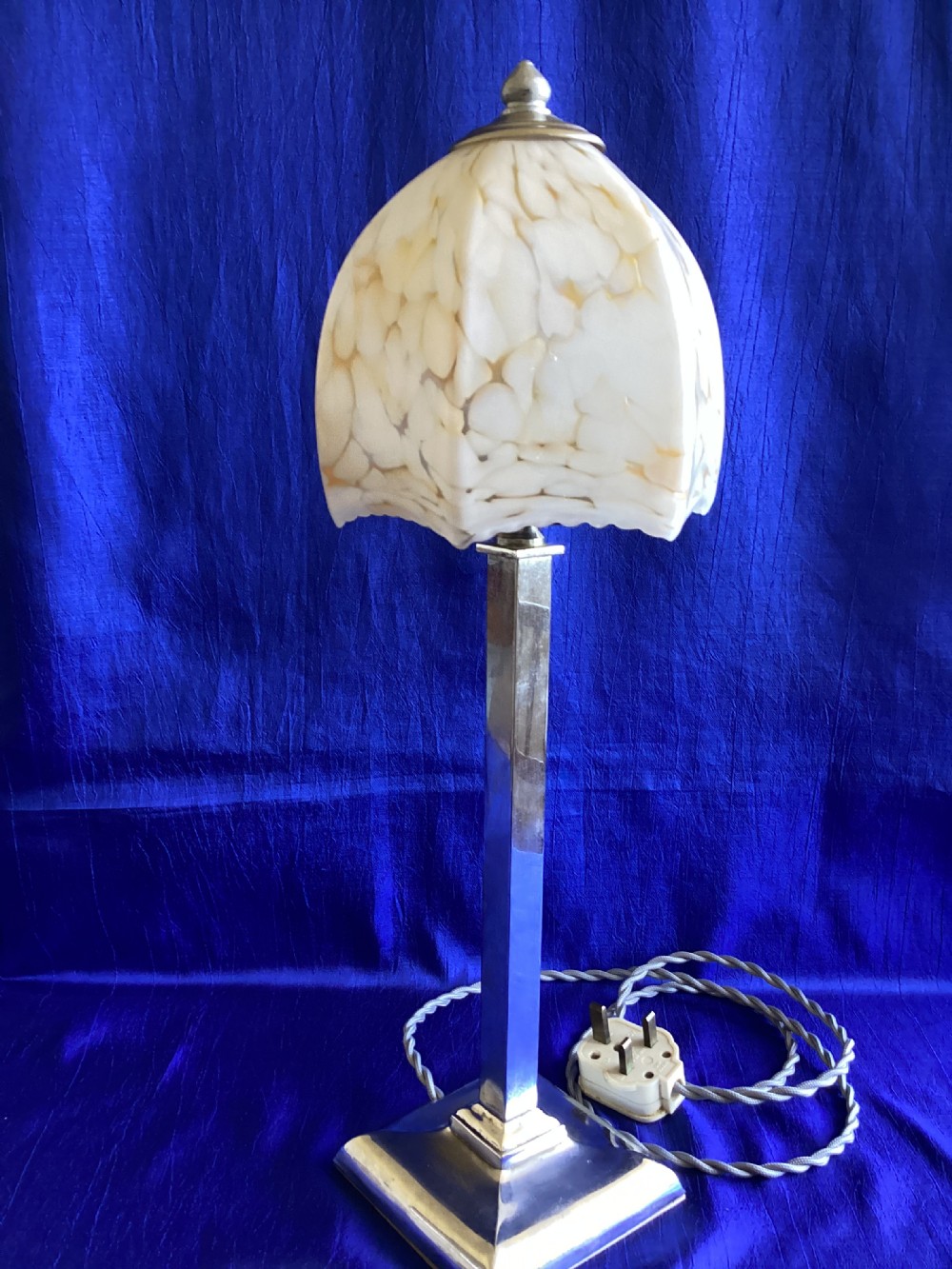 Art Deco chrome table lamp View III