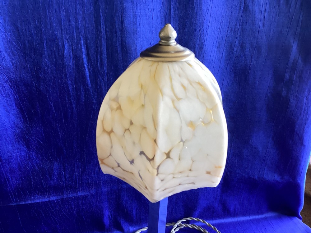 Art Deco chrome table lamp View IV