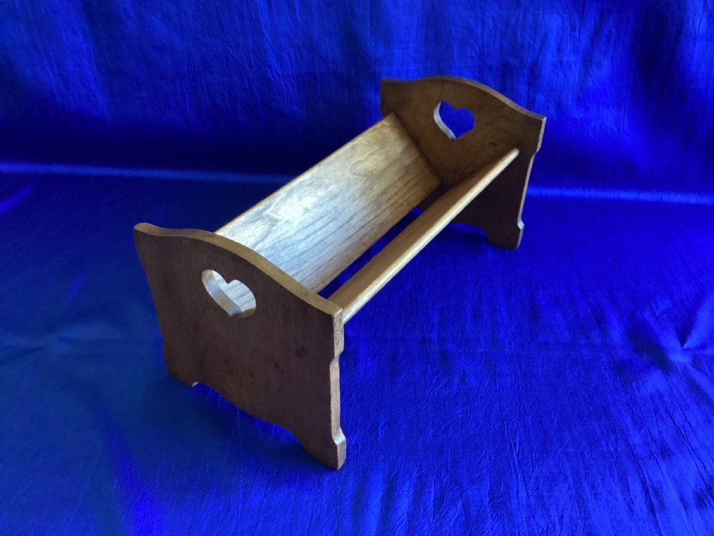 Arts and Crafts oak book trough View III