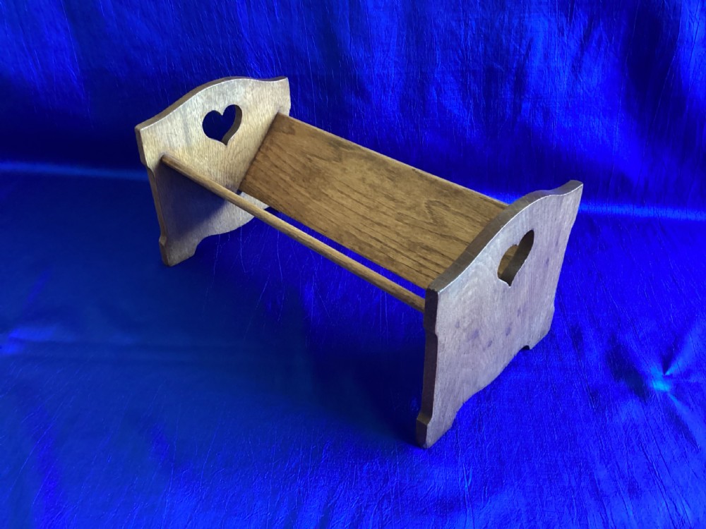 Arts and Crafts oak book trough View IV