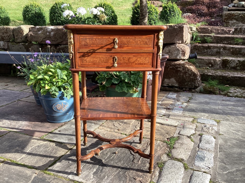 Antique French Empire style side table