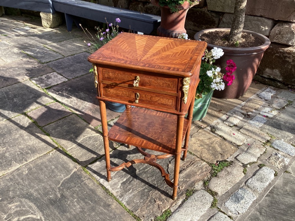 Antique French Empire style side table View III