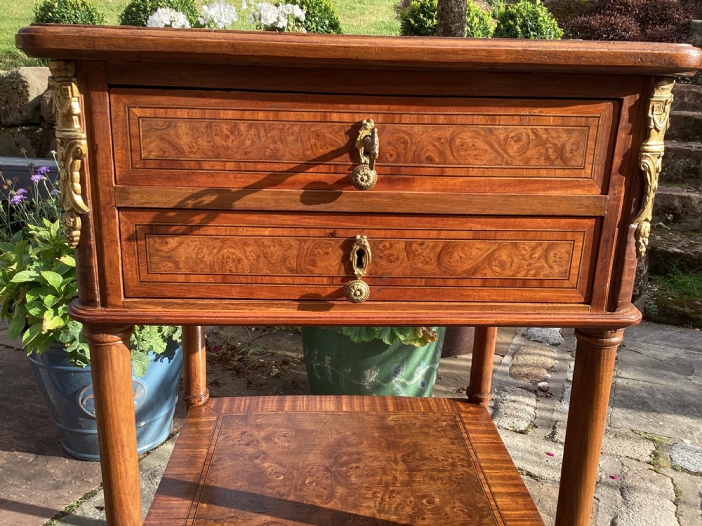 Antique French Empire style side table View V