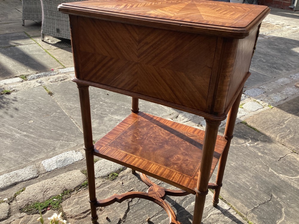 Antique French Empire style side table View IX